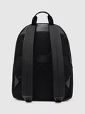 Reiss Allen Woven Backpack Black with zip, imported from the UK