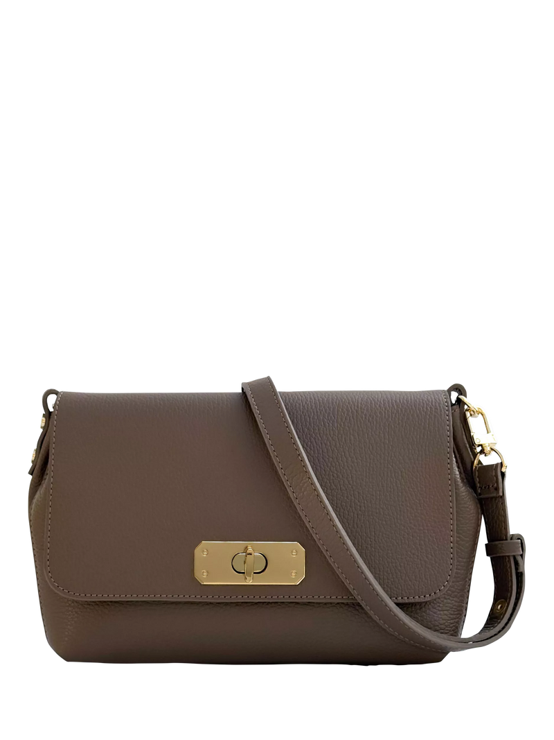 Apatchy London The Maisie Maxi Leather Crossbody Bag
