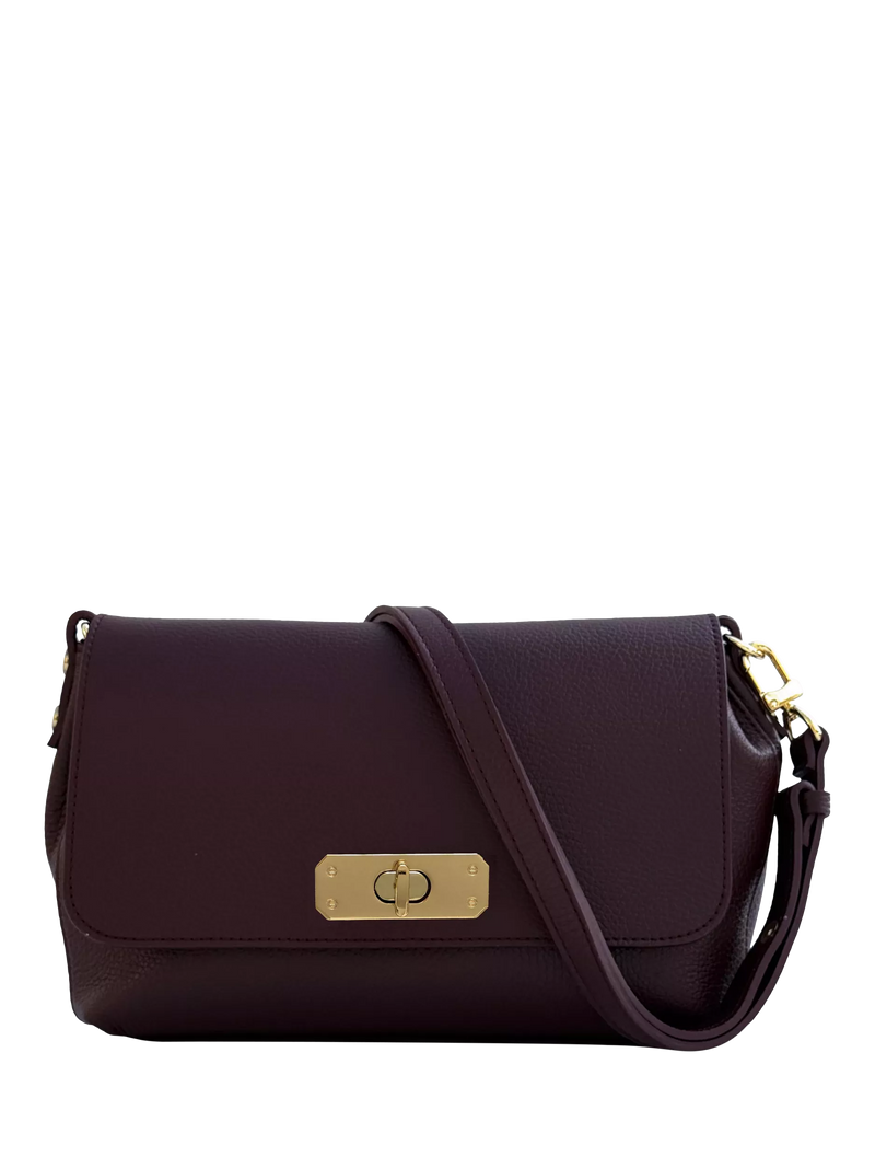 Apatchy London The Maisie Maxi Leather Crossbody Bag