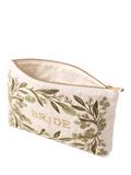 Elizabeth Scarlett olive branch bride pouch (British brand)