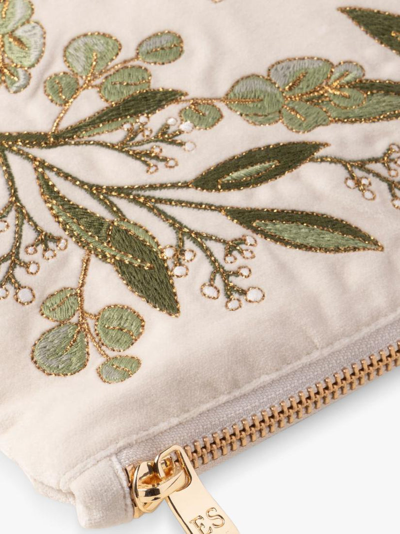 Elizabeth Scarlett olive branch bride pouch (British brand)
