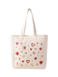 Elizabeth Scarlett Love Charm Velvet Tote Bag, UK version