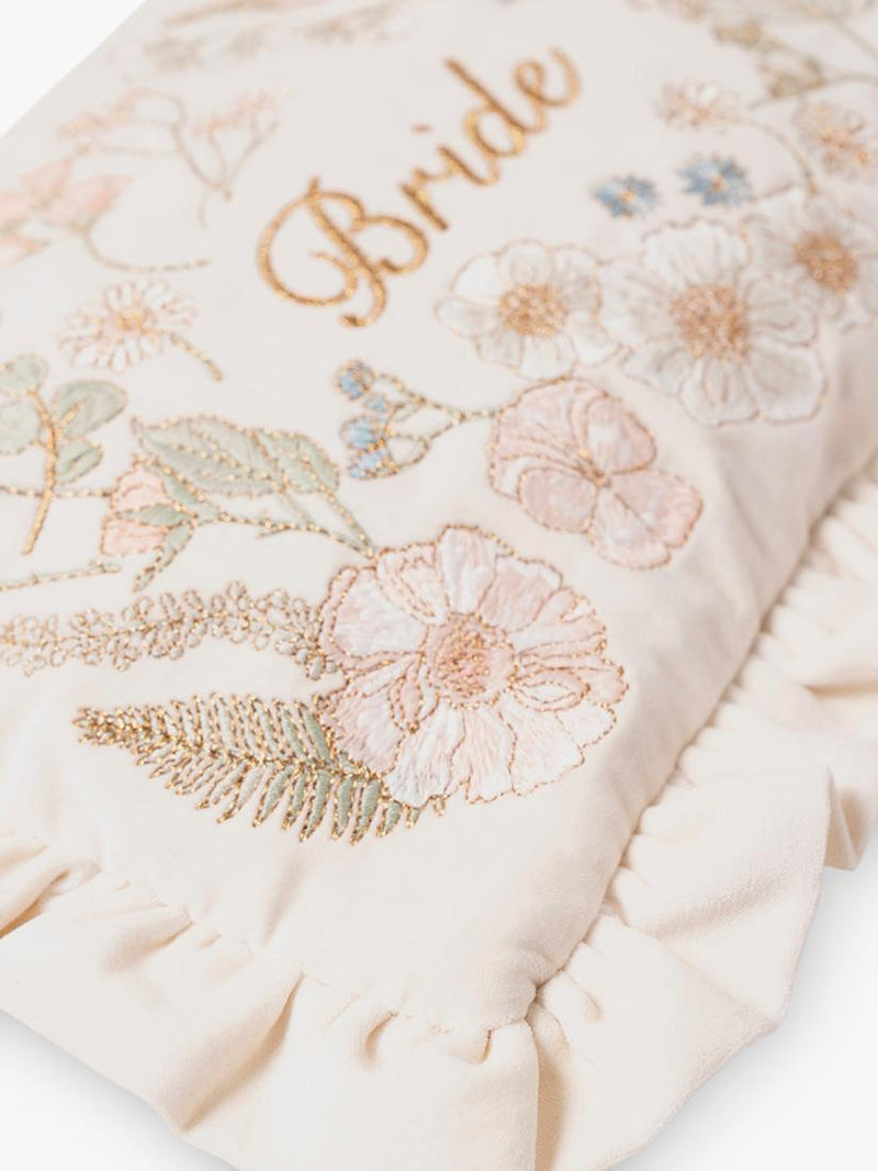 Elizabeth Scarlett pressed flowers bride pouch, imported from the UK
