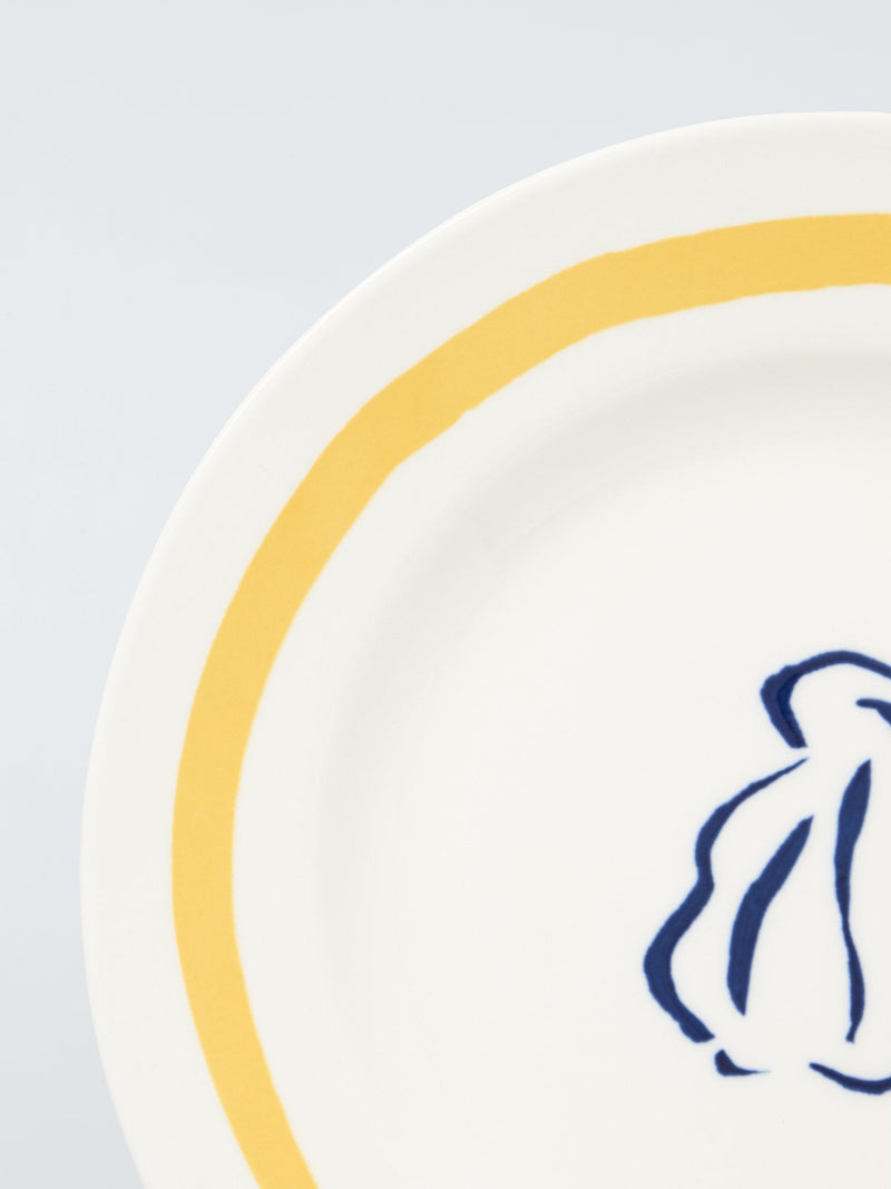 John Lewis fine china shell side plate 19cm, UK version