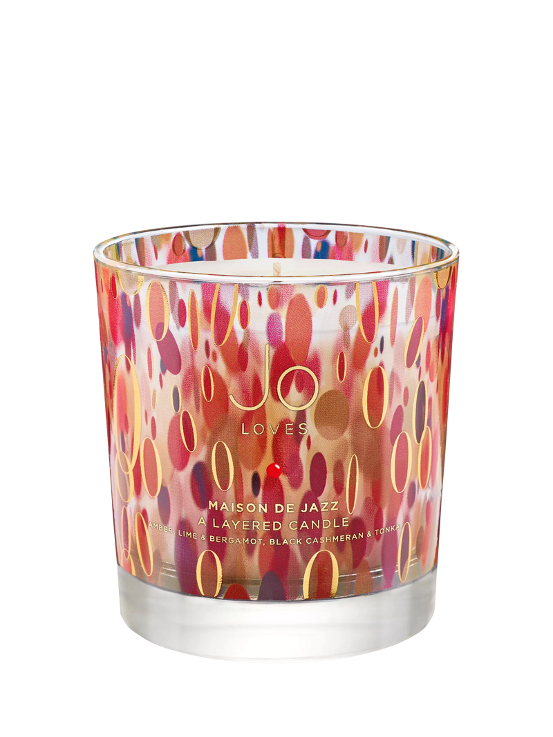 Jo Loves layered candle Maison De Jazz 250g, imported from the UK
