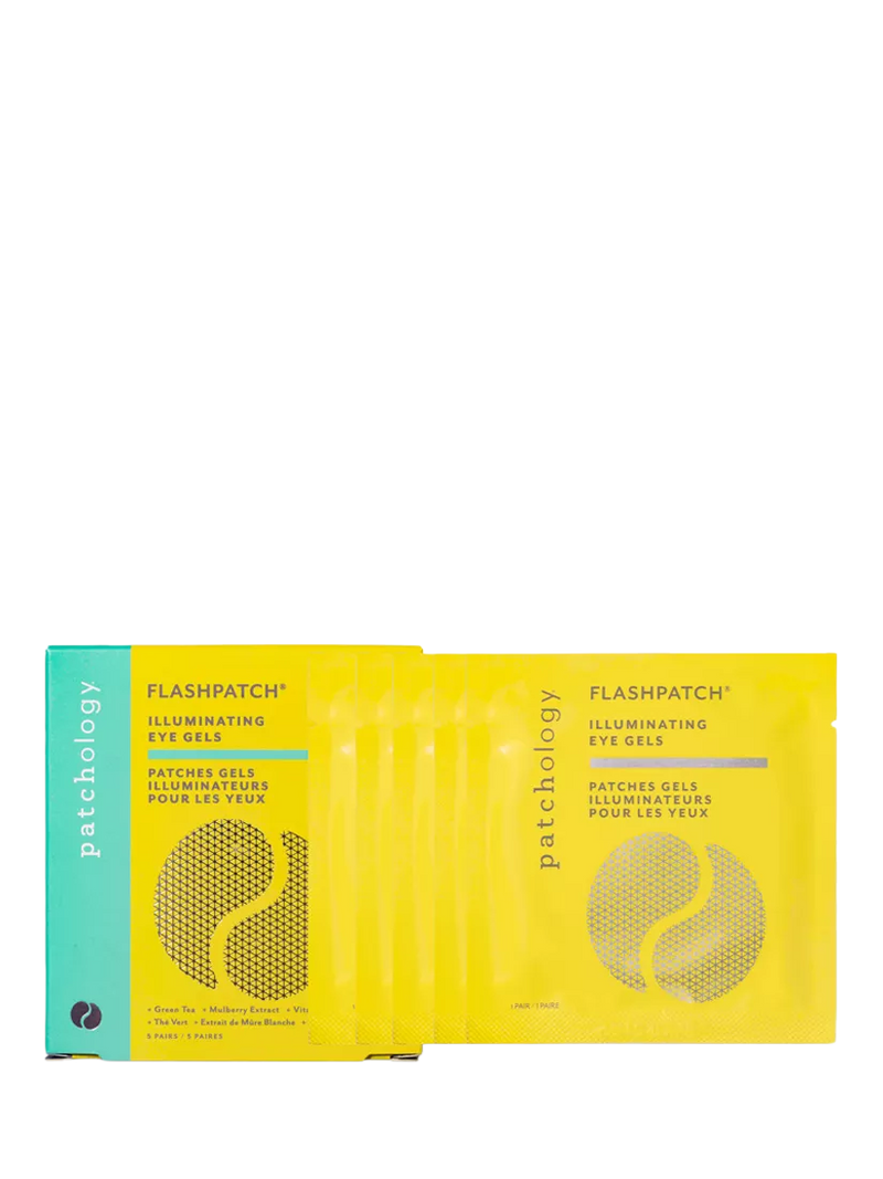 Patchology FlashPatch Illuminating Eye Gels 5 count, imported from the UK