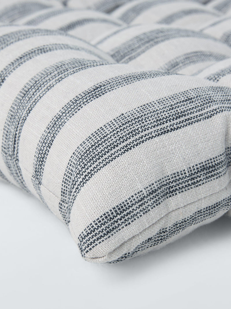 John Lewis woven stripe bench cushion - British product