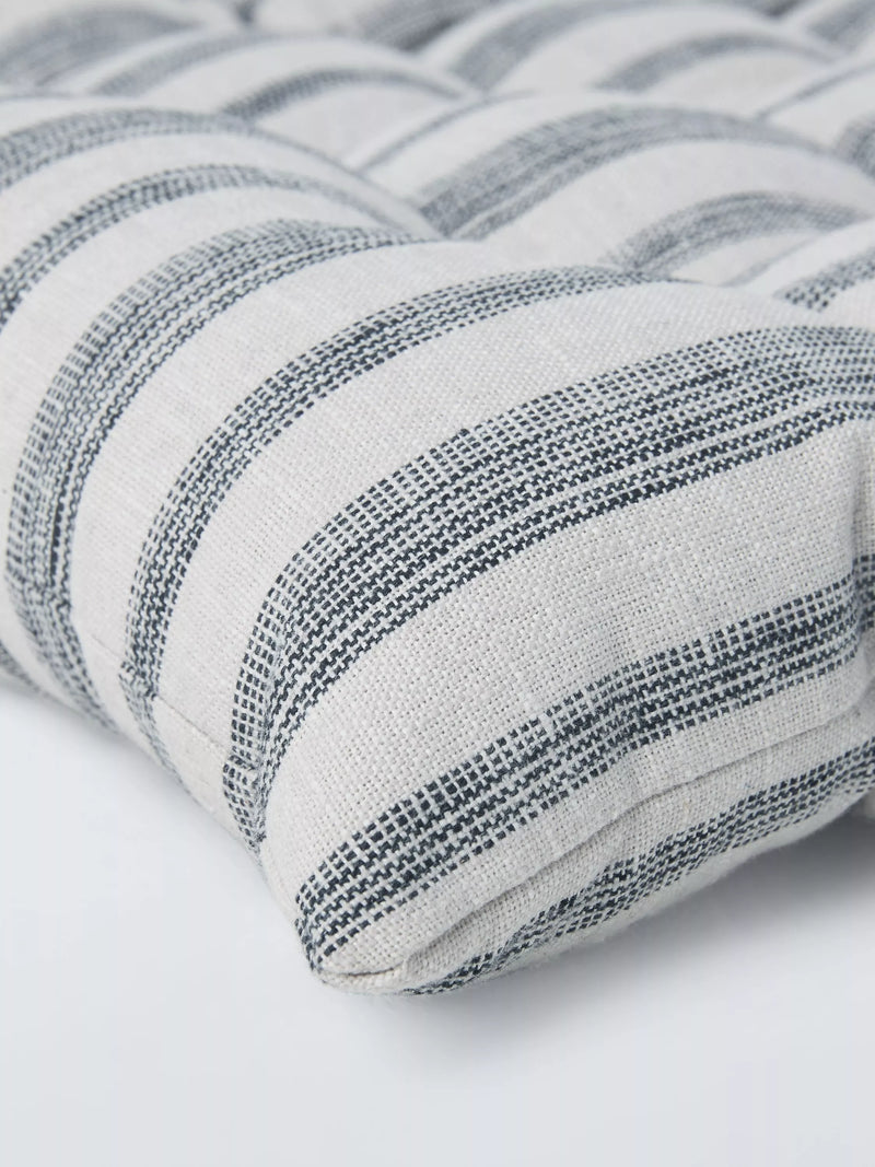 John Lewis woven stripe bench cushion - British product