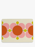 Orla Kiely Atomic Flower cork-backed placemats set of 6 assorted, imported from the UK