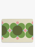 Orla Kiely Atomic Flower cork-backed placemats set of 6 assorted, imported from the UK
