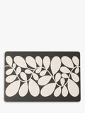 Orla Kiely Sycamore Stripe placemats set of two large black and white - British product