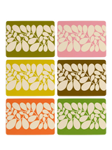 John Lewis Orla Kiely Sycamore Stripe Cork-Backed Placemat Set of 6 Assorted- Buy online at McGrocer
