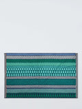 Margo Selby Olivia bath mat blue multi 80x50cm (British brand)