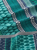Margo Selby Olivia bath mat blue multi 80x50cm (British brand)