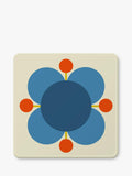 Orla Kiely atomic flower coaster set of 6, UK version