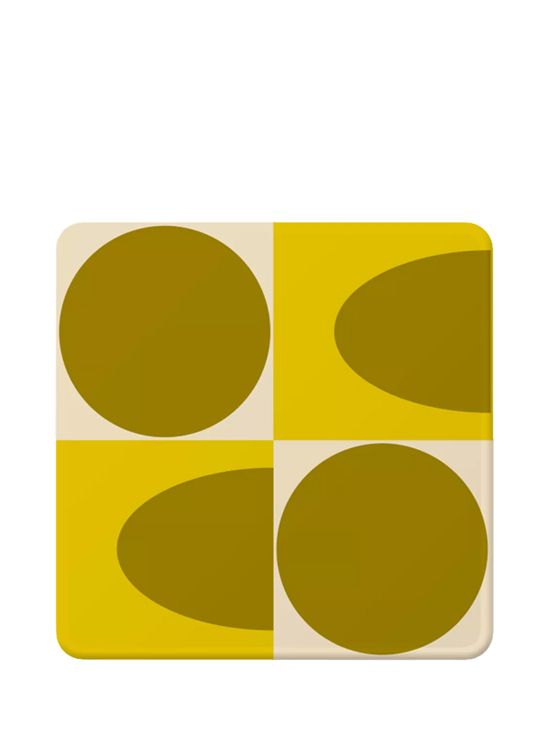 Orla Kiely square coasters set of 4, imported from the UK