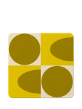Orla Kiely square coasters set of 4, imported from the UK