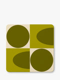 Orla Kiely square coasters set of 4, imported from the UK