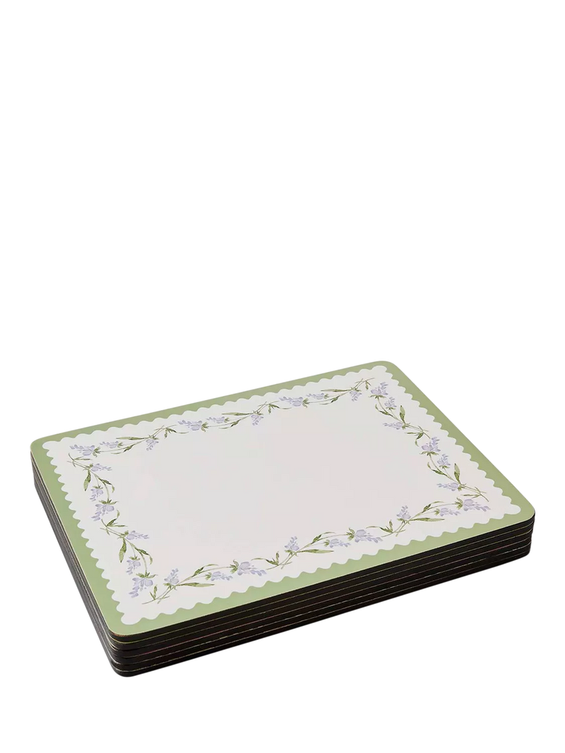 Sophie Conran Lavandula cork-backed placemats set of 6, UK version