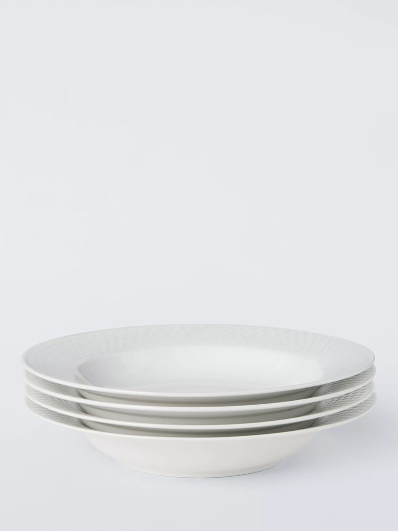 John Lewis fine china pasta bowls set of 4 - British product
