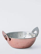 John Lewis John Lewis Hammered Stainless Steel Balti Dish, 14cm, Copper- Buy online at McGrocer