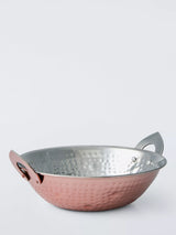 John Lewis John Lewis Hammered Stainless Steel Balti Dish, 18cm, Copper- Buy online at McGrocer
