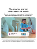 Google Nest Cam Indoor wired security camera Snow - British product