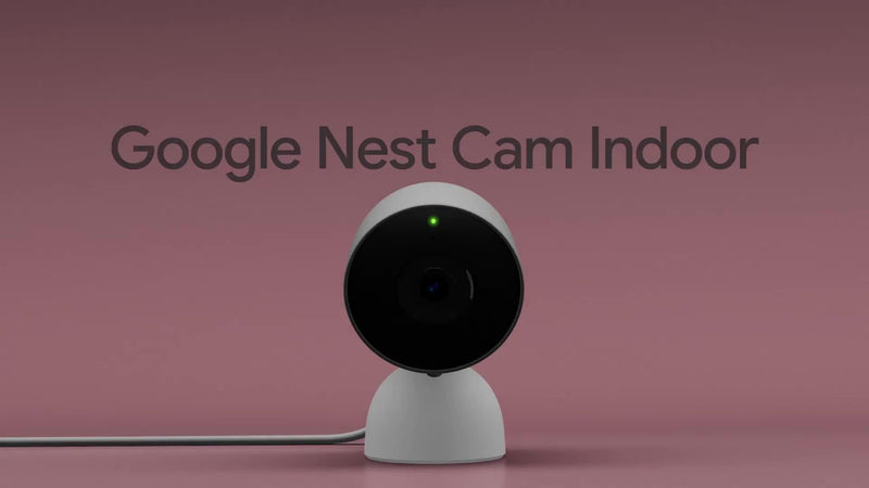 Google Nest Cam Indoor wired security camera Snow - British product