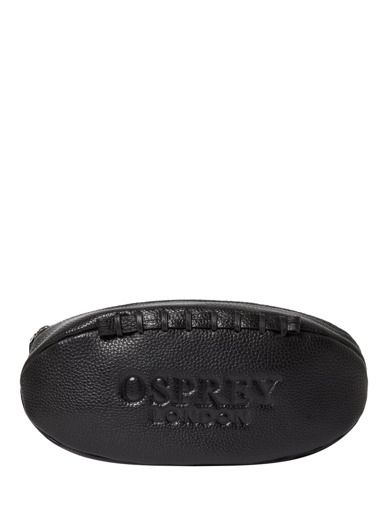 OSPREY LONDON Rugger leather wash bag (British brand)