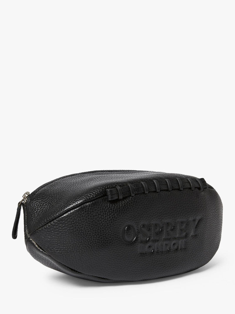 OSPREY LONDON Rugger leather wash bag (British brand)
