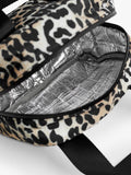 Finnsøn Ebba Cool Bag leopard print, lightweight insulated bag (British brand)