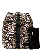John Lewis Finnsøn Elise Backpack Changing Bag, Leopard, 25.5 Litre- Buy online at McGrocer