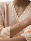 Astley Clarke malachite bracelet gold green, imported from the UK
