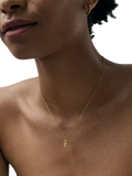 Astley Clarke Hamsa Hand gold necklace 46cm, imported from the UK