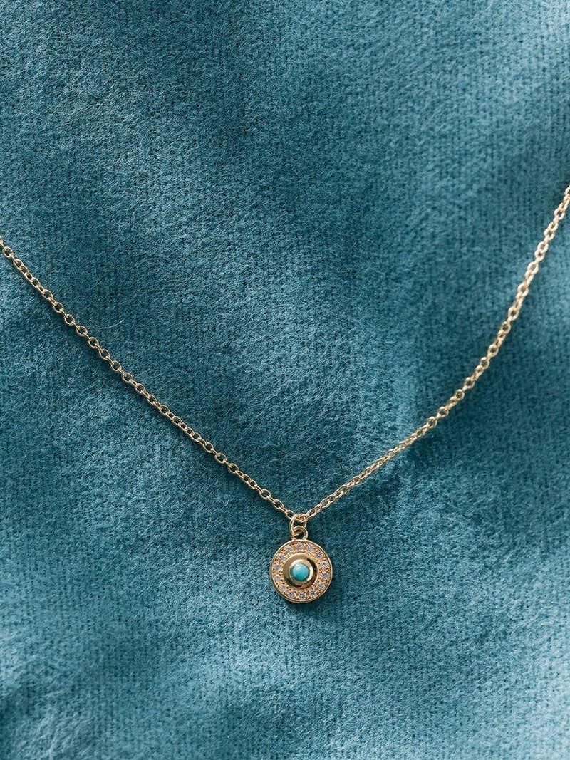 Astley Clarke Celestial Nazar necklace in gold, 46cm (British brand)