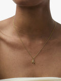 Astley Clarke wishbone necklace gold 46cm (British brand)