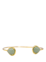 John Lewis My Jewellery List Tess Daly Semi Precious Teardrop Bangle Yellow Gold- Buy online at McGrocer