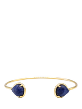 John Lewis My Jewellery List Tess Daly Semi Precious Teardrop Bangle, Yellow Gold- Buy online at McGrocer