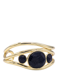 My Jewellery List Tess Daly bangle blue sandstone gold finish, UK version