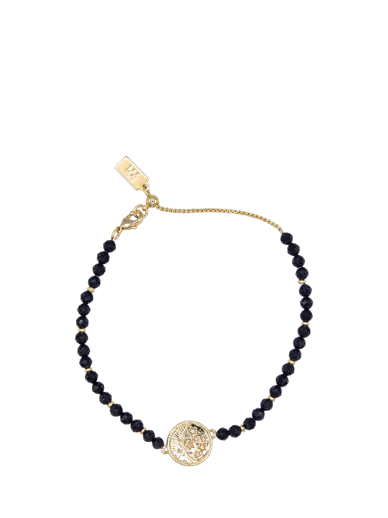 Tess Daly celestial charm bracelet yellow gold - British product
