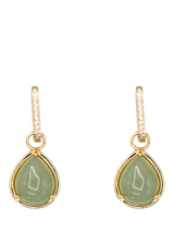 John Lewis My Jewellery List Tess Daly Pear Drop Huggie Earrings- Buy online at McGrocer