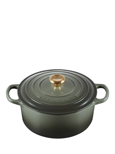 John Lewis Le Creuset Cast Iron Signature Round Casserole 22cm 3.3L- Buy online at McGrocer