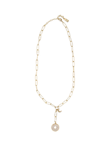 John Lewis My Jewellery List Tess Daly North Star Lariat Necklace Yellow Gold 46cm+7cm- Buy online at McGrocer