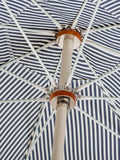 Business & Pleasure Co. club parasol navy Lauren Stripe 2m (British brand)