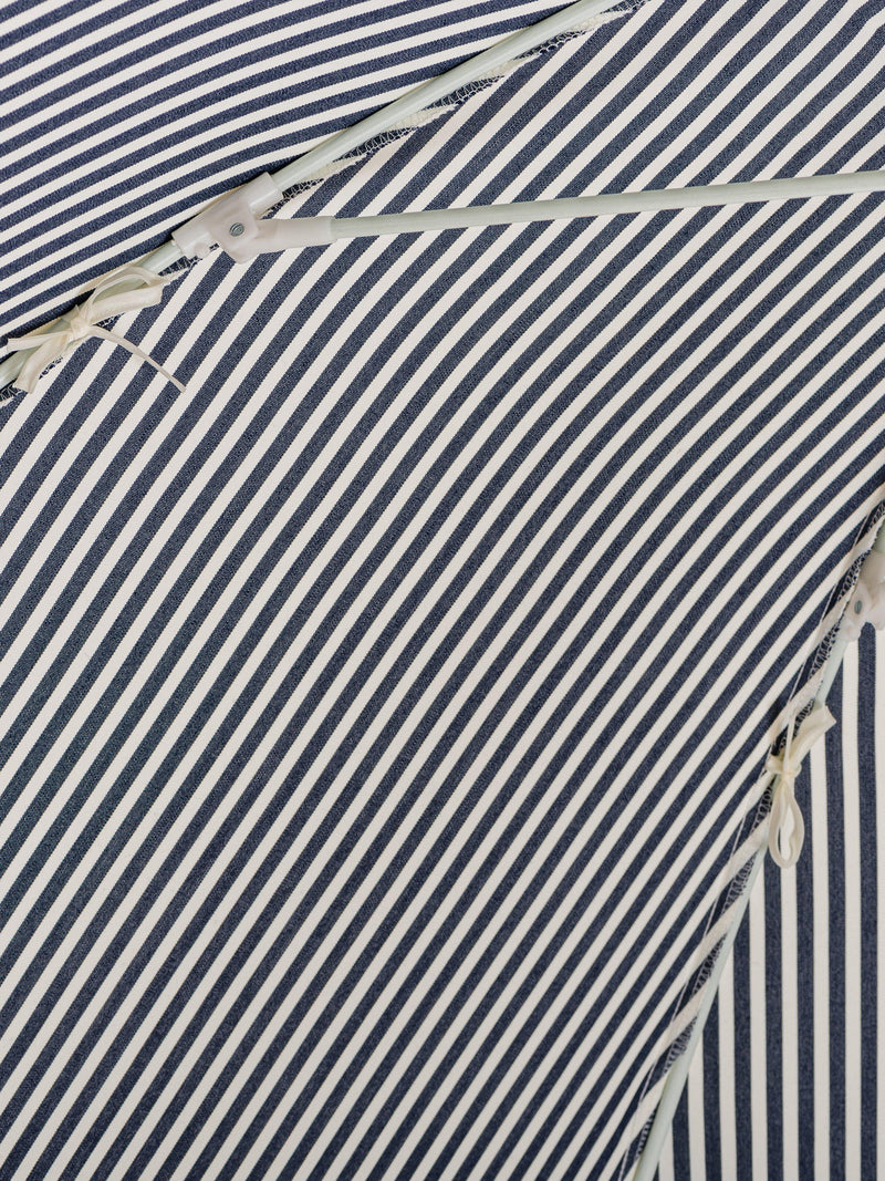 Business & Pleasure Co. club parasol navy Lauren Stripe 2m (British brand)