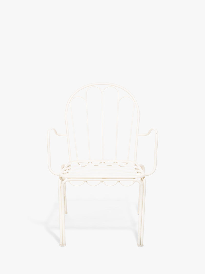 Business & Pleasure Co. Al Fresco garden dining chair white (British brand)