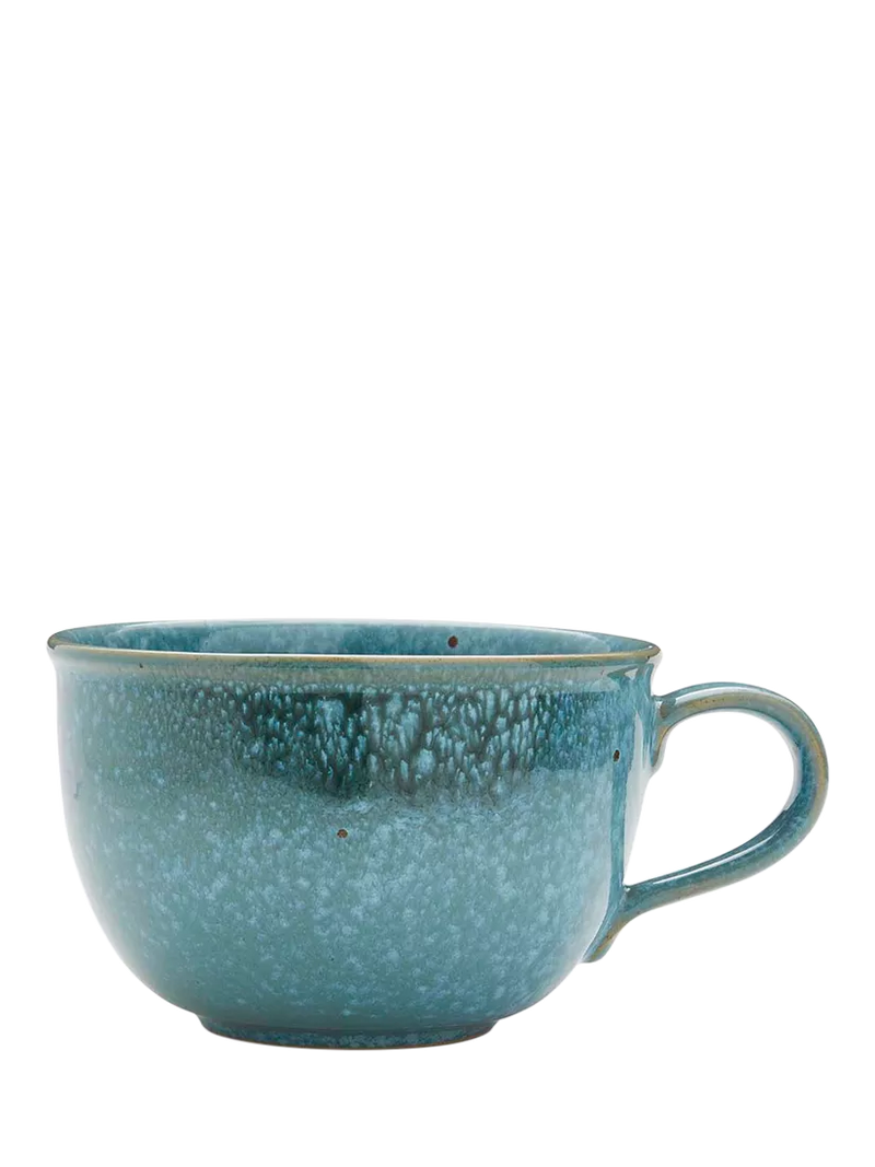 Portmeirion jumbo stoneware mug 600ml jade, imported from the UK
