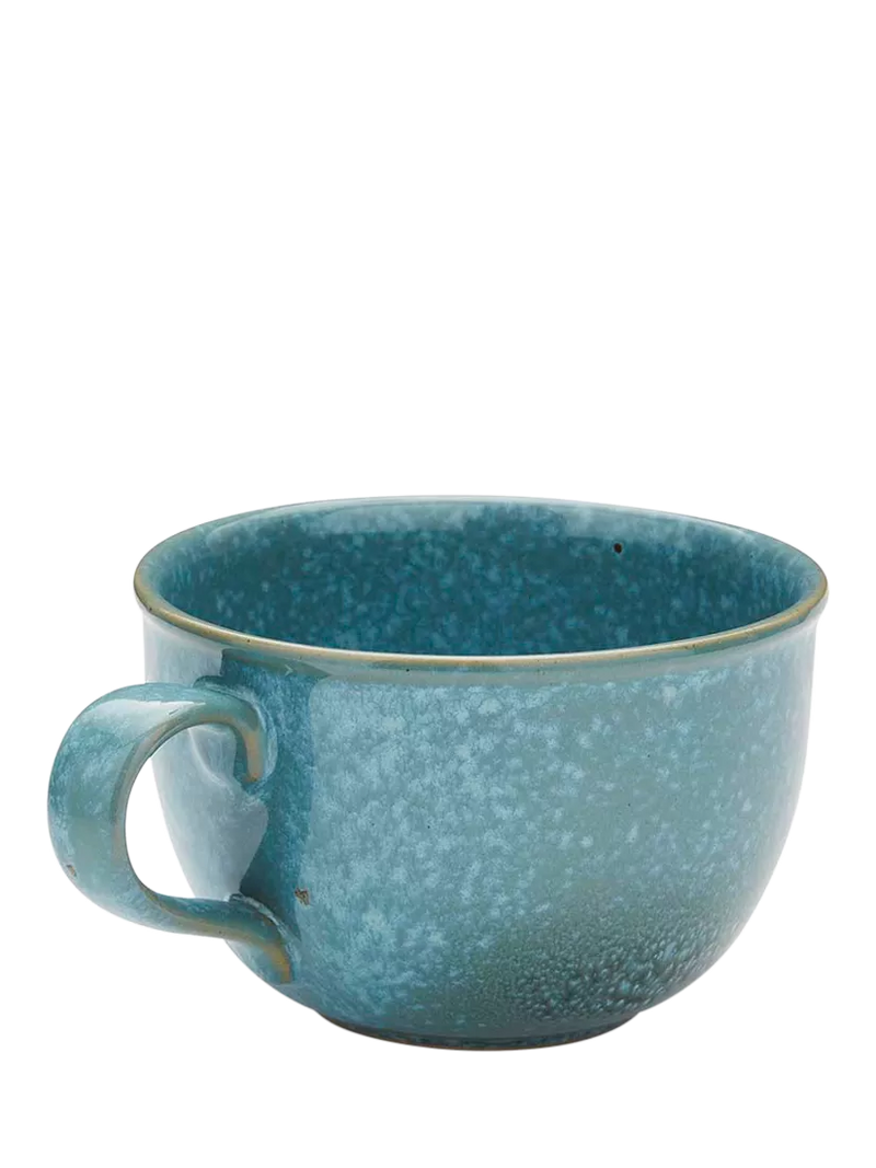 Portmeirion jumbo stoneware mug 600ml jade, imported from the UK