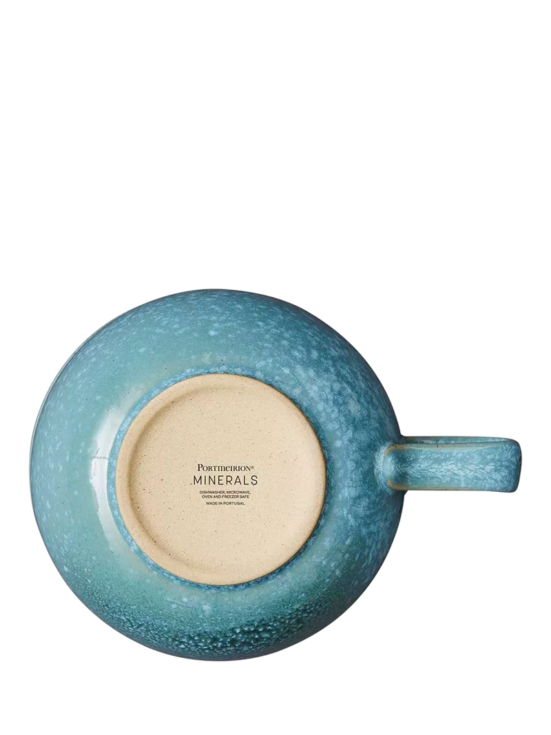 Portmeirion jumbo stoneware mug 600ml jade, imported from the UK