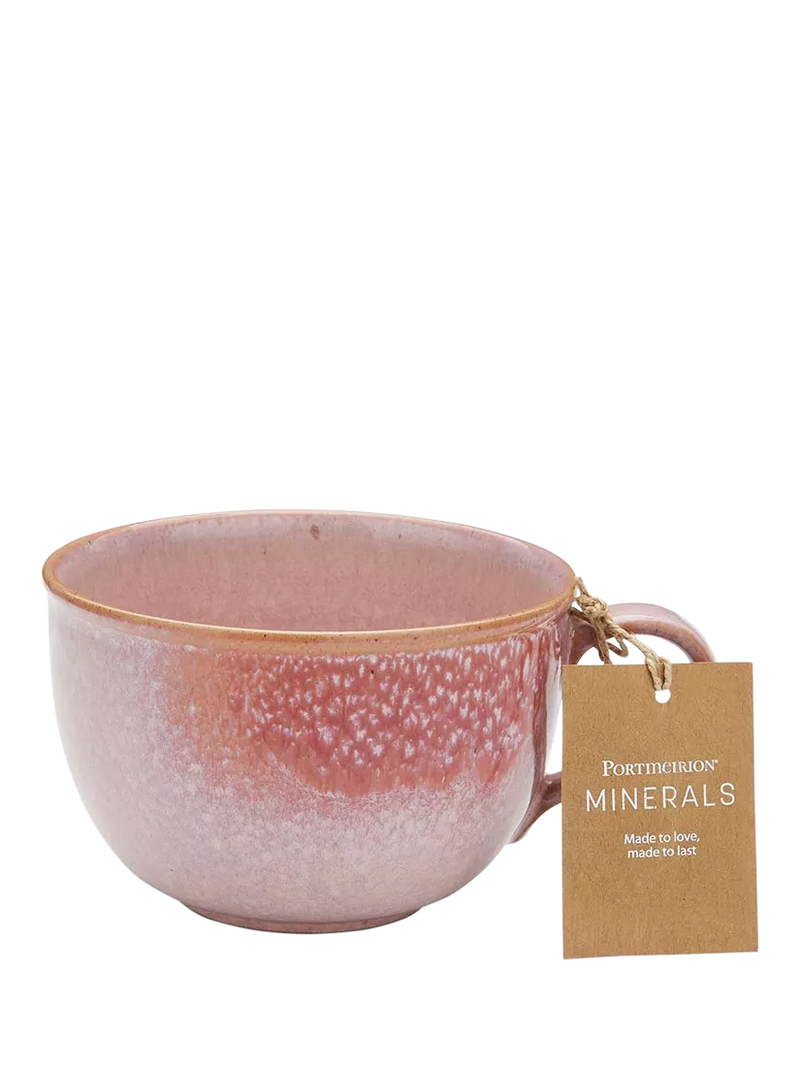 Portmeirion stoneware mug rose 600ml (British brand)